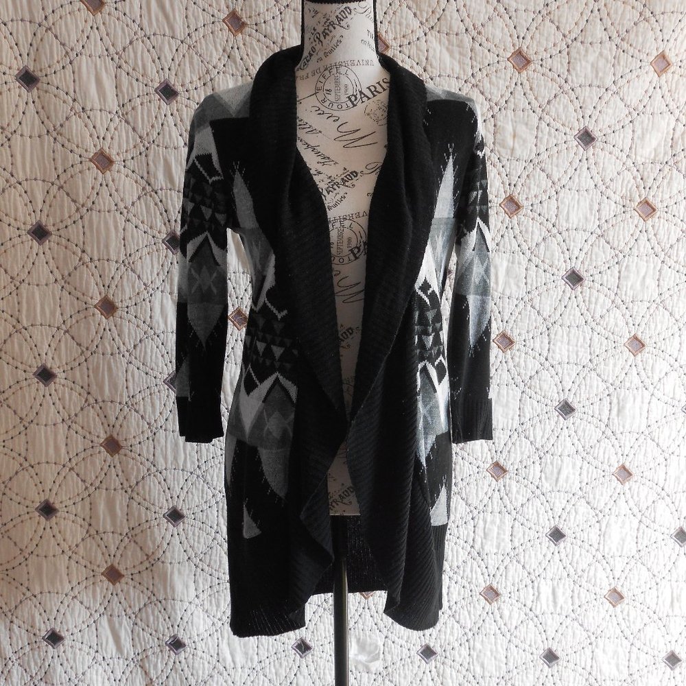 NWOT Allison Brittney Open Front Cardigan S